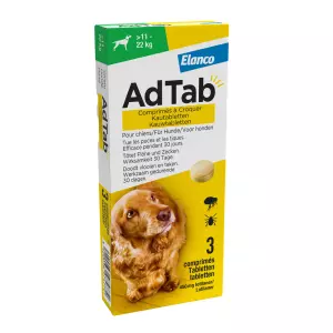 Elanco AdTab kauwtabletten hond (>11 – 22 kg)
