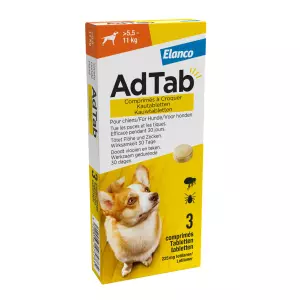 Elanco AdTab kauwtabletten hond (>5,5 – 11 kg)