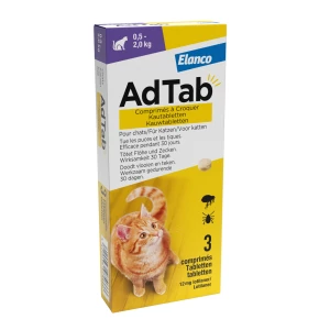 Elanco AdTab kauwtabletten kat (0,5 – 2,0 kg)
