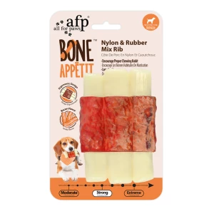 AFP Bone Appetit – Nylon & Rubber Mix Rib – Bacon Flavor