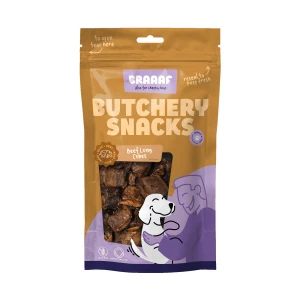 Braaaf Butchery Snacks Runderlong blokjes 85 g