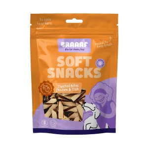 Braaaf Soft Snack Gedraaide Bites – Kip & Vis
