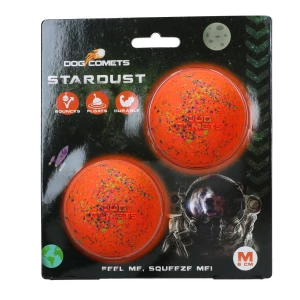 Dog Comets Stardust Oranje M (2-Pack)
