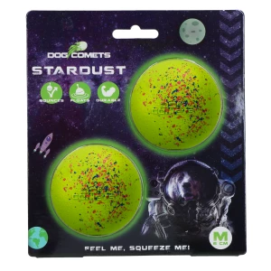 Dog Comets Stardust Groen M (2-Pack)