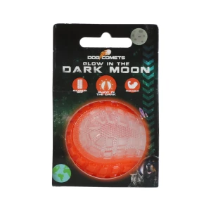 Dog Comets Glow In The Dark Moon Bal S Oranje