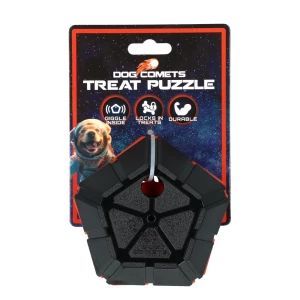 Dog Comets Treat Puzzle Oranje