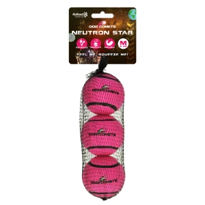Dog Comets Tennisbal Met Pieper Neutron Star M Roze (3-pack)