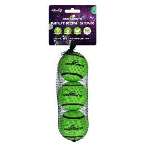 Dog Comets Tennisbal Met Pieper Neutron Star M Groen (3-pack)