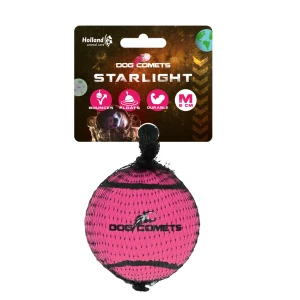 Dog Comets Tennisbal Starlight M Roze