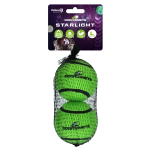 Dog Comets Tennisbal Starlight L Groen (2-pack)
