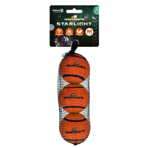 Dog Comets Tennisbal Starlight M Oranje (3-Pack)