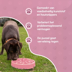 Eat Slow Live Longer Original Roze L - Afbeelding 5