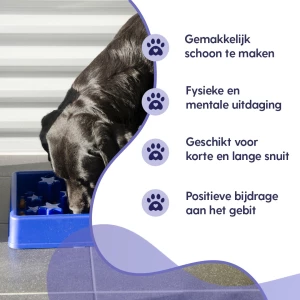 Eat Slow Live Longer Star Blauw XS - Afbeelding 4