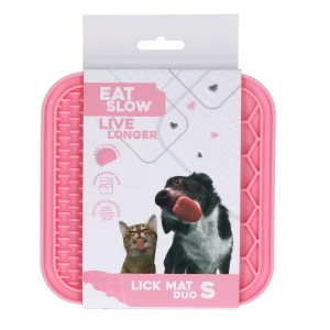 Eat Slow Live Longer Lick Mat Duo S Roze