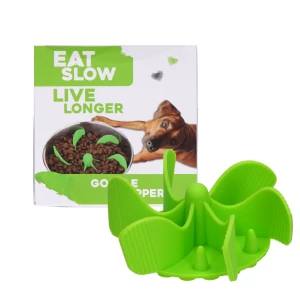 Eat Slow Live Longer Gobble Stopper Groen