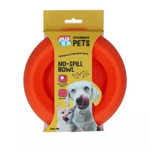 Excellent Pets No-Spill Bowl 300ml Oranje S