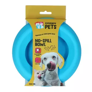 Excellent Pets No-Spill Bowl 300ml Blauw S