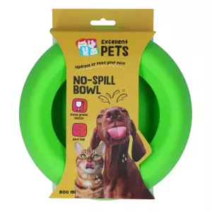 Excellent Pets No-Spill Bowl 800ml Groen M