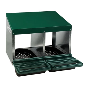 Gaun Pluimvee Legnest Plastic Vloer 2 Vakken (Max. 10 kippen)