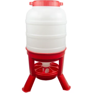 Gaun Pluimvee Voertoren Hopper op Pootjes Rood 40 l