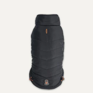 Goo-eez Mock Neck Signature Wrap Jacket L Zwart - Afbeelding 3