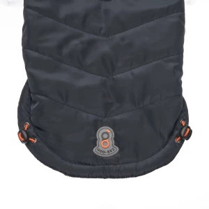 Goo-eez Mock Neck Signature Wrap Jacket XL Zwart - Afbeelding 4