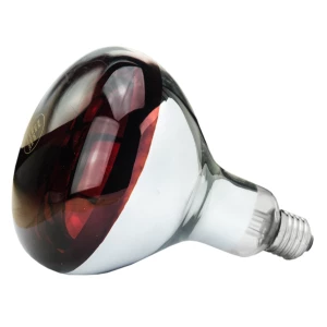 Hard Glas Lamp 150 W – Rood