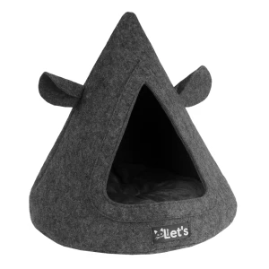 Let’s sleep Pet Cave TeePee Antraciet