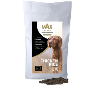 Max Adult Geperste Brokken Kip & Rijst 12 kg