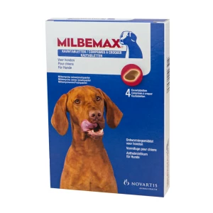 Milbemax Kauwtabletten Hond Groot Chewy 5-75kg 4 tabl.