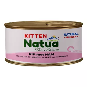 Natua Natural Classic Can Kat Kip met ham (kitten)
