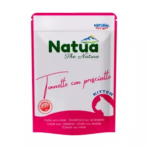 Natua Natural Pouch Kat Tonijn met ham (kitten)