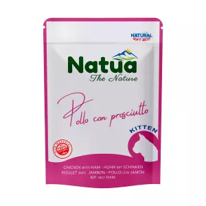 Natua Natural Pouch Kat Kip met ham (kitten)