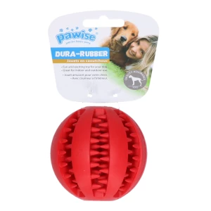 Pawise Dura-Rubber Ball Rood