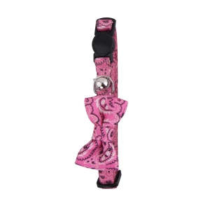 Pawise Cat Collar With Bowknot Roze