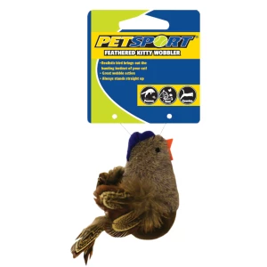 Petsport Feathered Kitty Wobbler Bruin