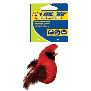 Petsport Feathered Kitty Wobbler Rood