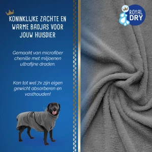 Royal Dry Badjas Voor Honden L - Afbeelding 3