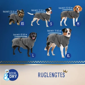 Royal Dry Badjas Voor Honden L - Afbeelding 6