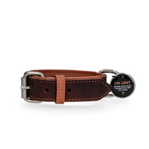 Spotted! Pro Leren Halsband Bruin 3 x 60 cm