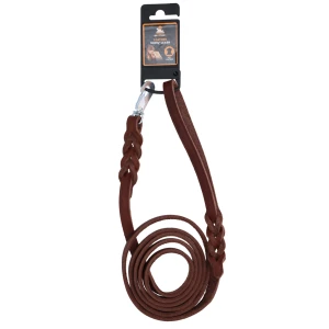 Spotted! Pro Leren Showlijn Bruin 1,2 x 180 cm (Kliphaak) - Afbeelding 2