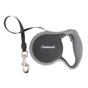 Walkabout Retractable Leash Zwart XS